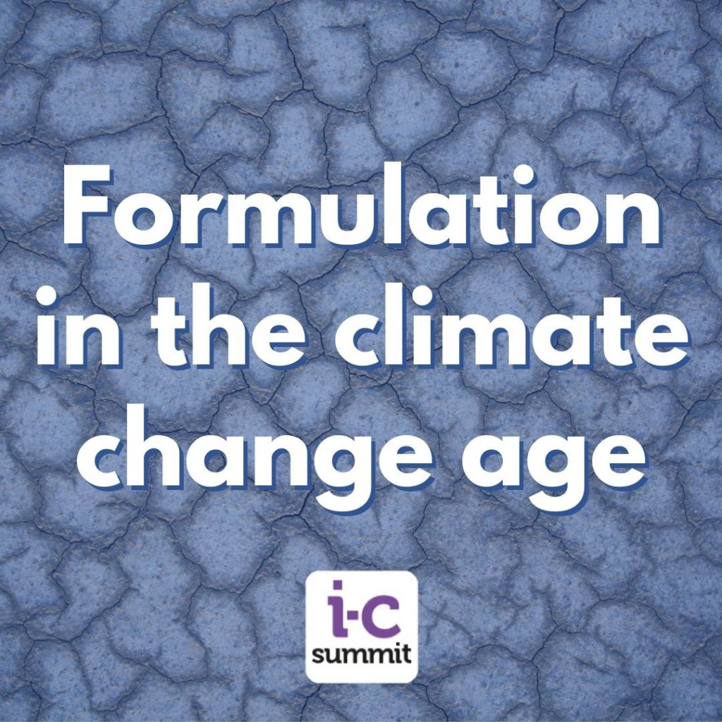 Formulation in the climate change age