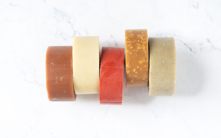 Handmade natural soap for personal care in Asia